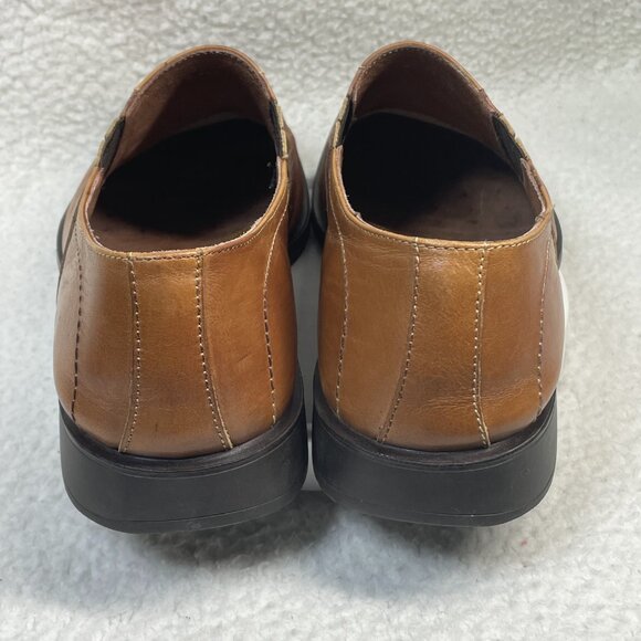 Johnston & Murphy Loafers Mens 11 M Brown Leather Slip On Shoes Model 20-7126 - Picture 3 of 10